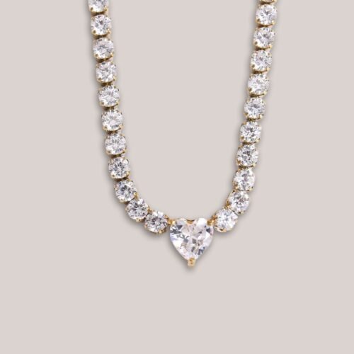 Collana TENNIS CUORE.