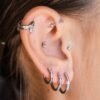 Hoops Zirconati silver