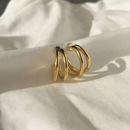 Orecchini DOUBLE BOLD.