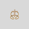 Anello Croce Zirconato